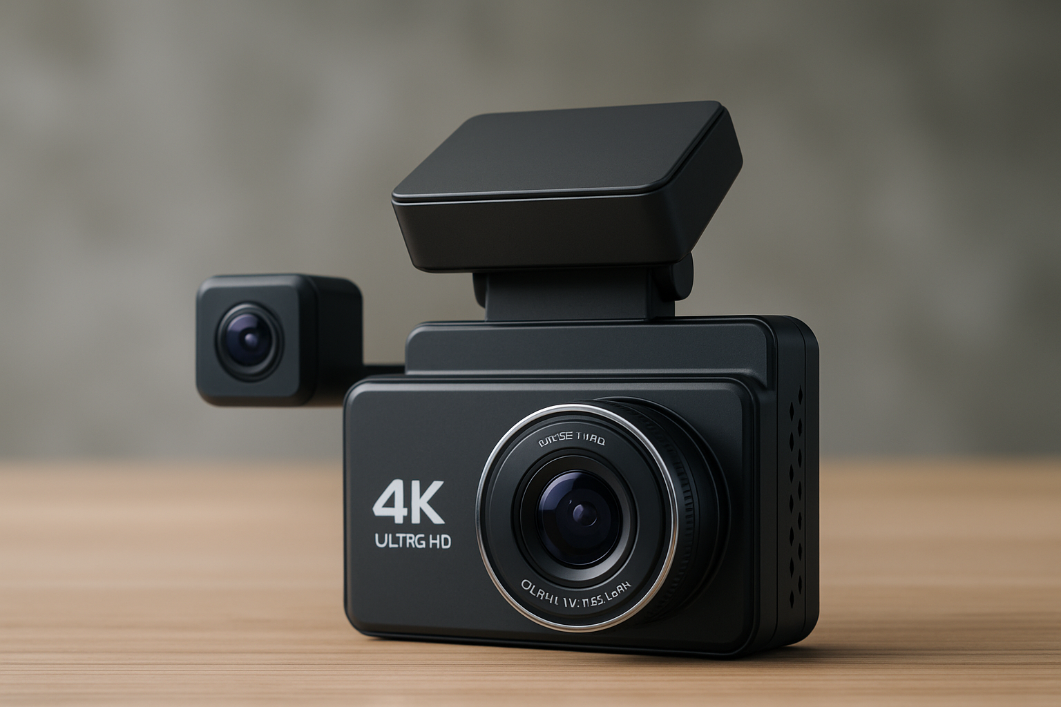 Ultra 4K Dual Dash Cam with GPS, WiFi & Night Vision